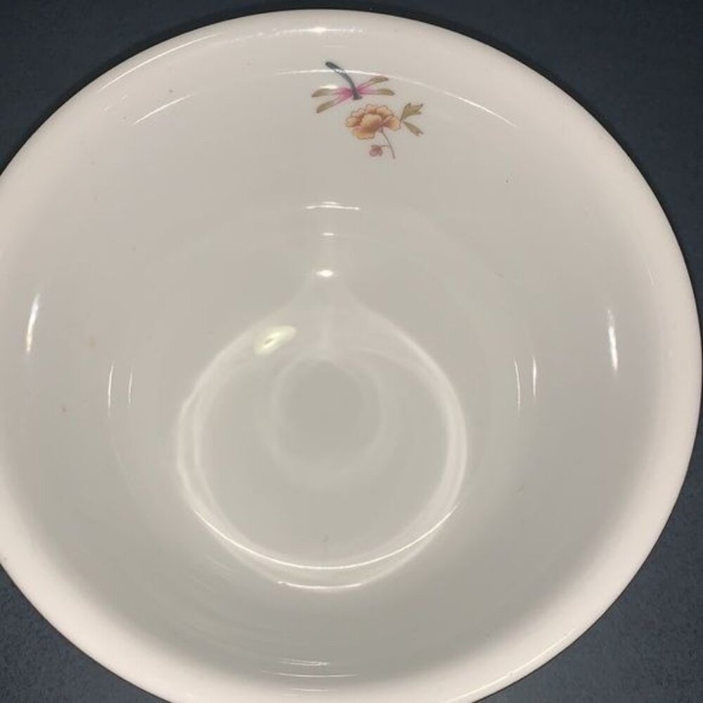 Avon Heirloom Independence Day 1981 Floral Porcelain Bowl No  Stand - Picture 2 of 6